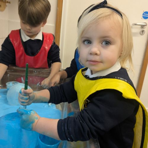 Painting Ice Balloons