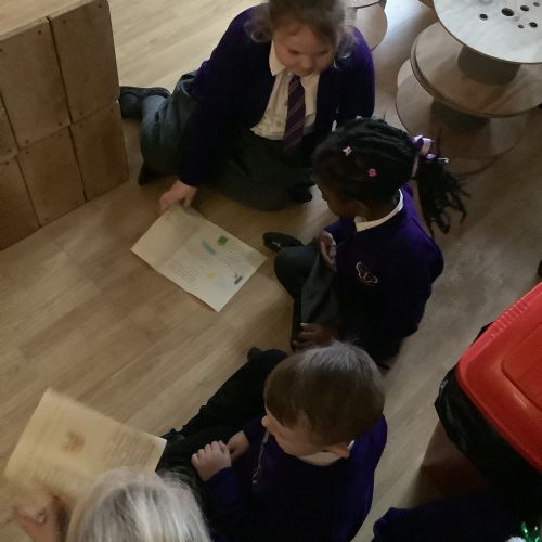 Sharing our work with reception