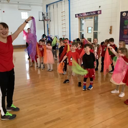 Lunar New Year dancing