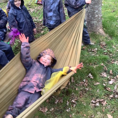 Swinging into Spring in Forest School!