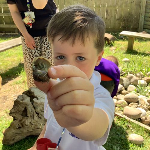 Bug Hunting in Forest School