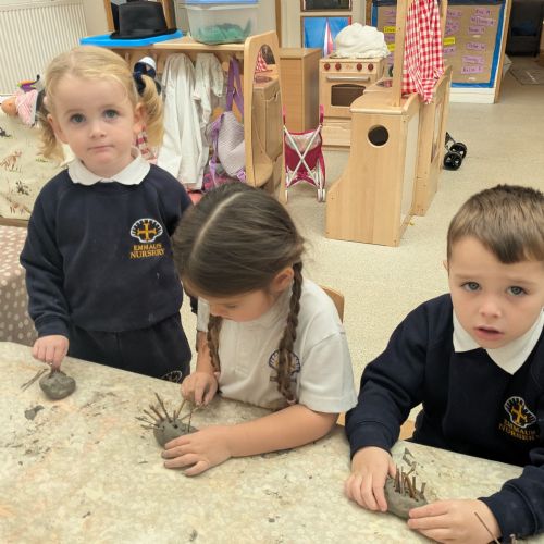 Clay Hedgehogs